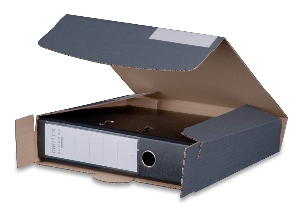 Ordnerversandbox, wiederverschließbar (320x288x50-80 mm)