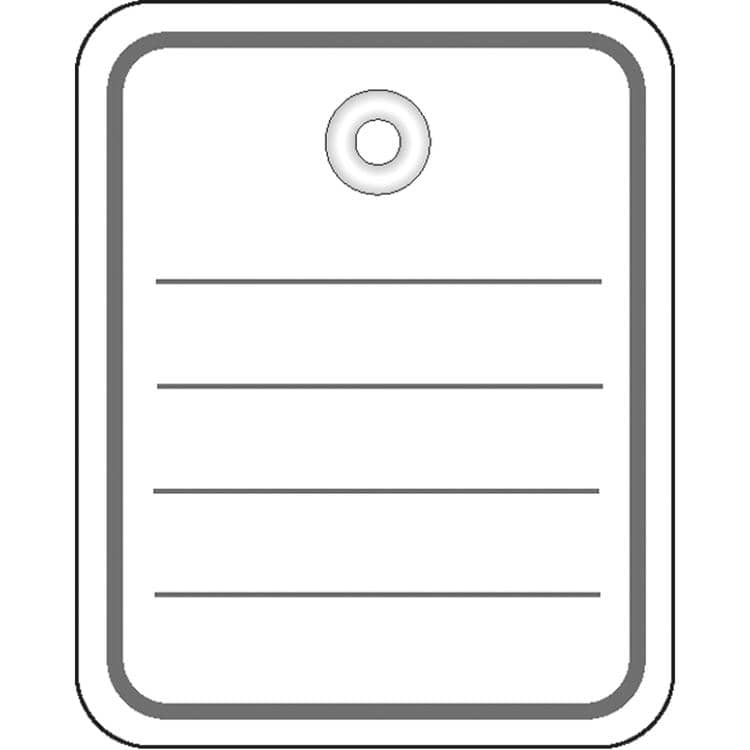 Stückwarenanhänger mit Öse, 1000 St.