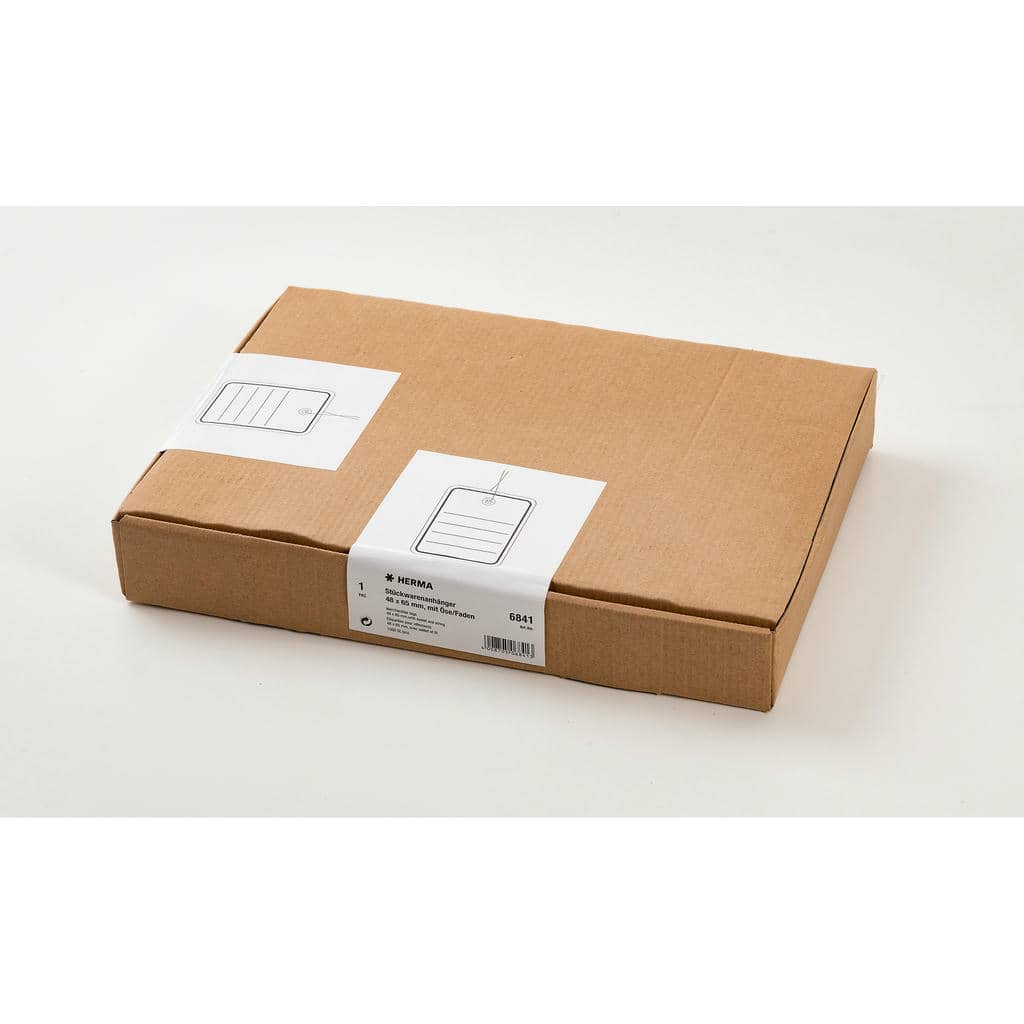 Stückwarenanhänger mit Öse/Faden, 1000 St.