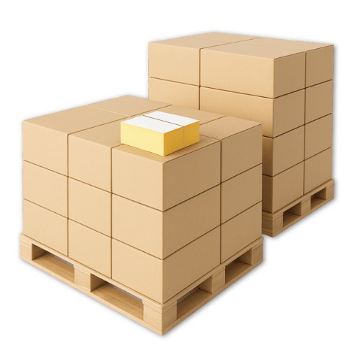 Falzetikett Thermo ECO, 100x74 mm |1 Palette = 480.000 Stk.