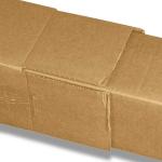 Quadratische Versandboxen, teleskopierbar (440x105x105 mm)