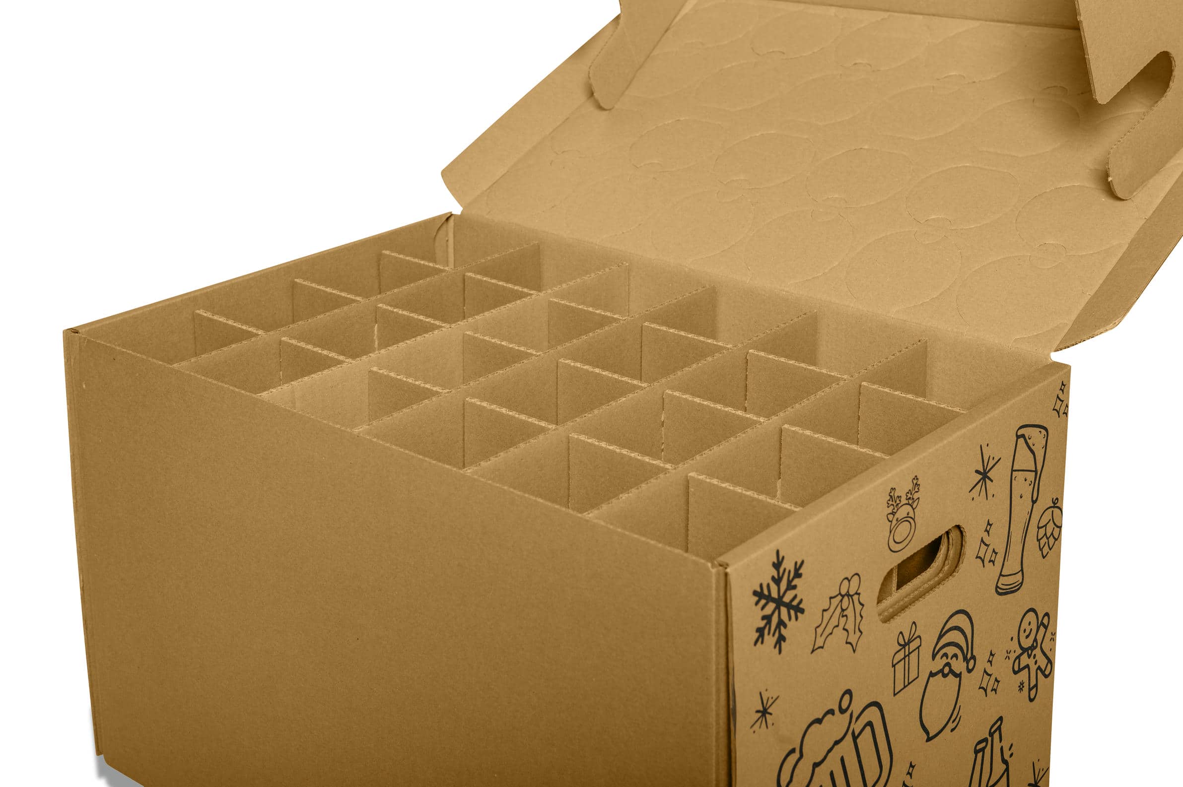 Versandkarton für Bieradventskalender 550x340x300mm