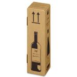Versandkarton FÜR WEINFLASCHEN (105x105x420 mm)