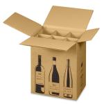 Versandkarton FÜR WEINFLASCHEN (305x212x368 mm)