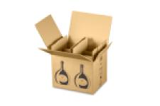 Versandkarton FÜR BOCKSBEUTEL, Retail-Sets inkl. Einlage (328x247x238 mm)