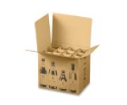 Versandkarton FÜR BIERFLASCHEN (353x255x288 mm)