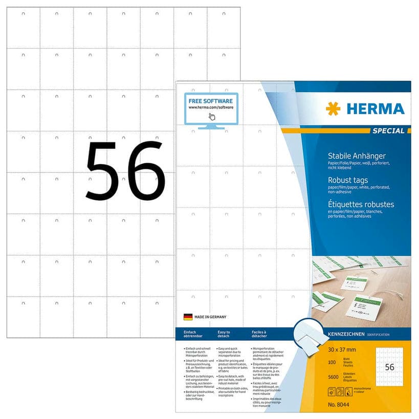 Stabile Anhänger, nicht klebend