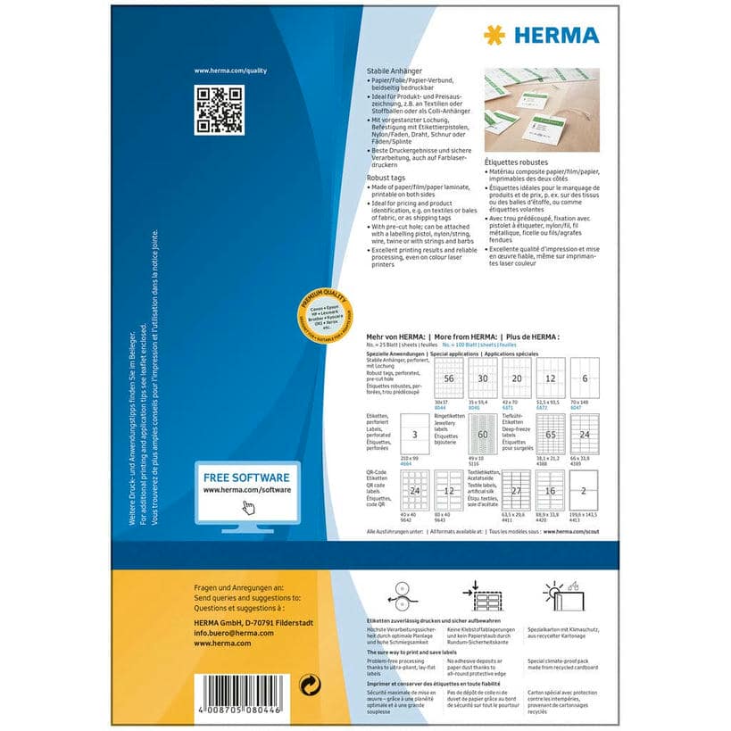 Stabile Anhänger, nicht klebend