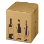 Versandkarton FÜR WEINFLASCHEN (204x108x368 mm)