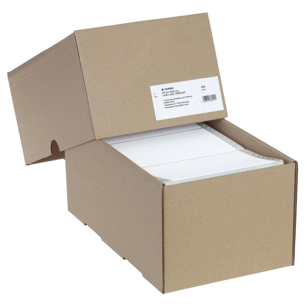 Computeretiketten endlos 1-bahnig