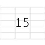 Haftetiketten für Druckmaschinen DP1 weiß