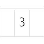 Haftetiketten für Druckmaschinen DP1 weiß
