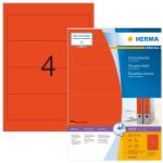 Ordner-Etiketten rot