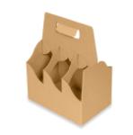 Flaschen- UND BIERTRÄGER aus Wellpappe (213x140x269 mm)