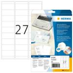 Adressetiketten für Schreibmaschinen, 