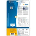 Namensetiketten, rote Streifen, aus Acetatseide