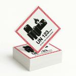 Gefahrgutetikett für Lithium-Ionen-Batterien