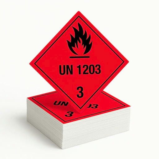 Gefahrgutetikett Klasse 3 – Entzündbare Flüssigkeiten