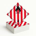 Gefahrgutetikett Klasse 4