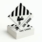 Gefahrgutetikett Klasse 9 – Lithium-Ionen-Batterien, UN 3480