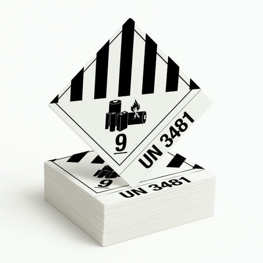 Gefahrgutetikett, siehe Produktbild