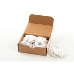 Hängeetiketten mit Faden weiß, 1000 St.