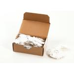 Hängeetiketten mit Faden weiß, 1000 St.