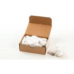 Hängeetiketten mit Faden weiß, 1000 St