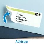 Vielzwecketiketten, ablösbar