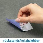 Vielzwecketiketten, ablösbar