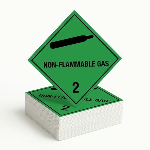 Gefahrgutetikett Klasse 2, Unterklasse 2