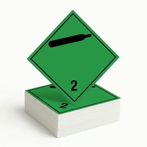 Gefahrgutetikett Klasse 2, Unterklasse 2