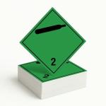 Gefahrgutetikett Klasse 2, Unterklasse 2