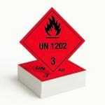 Gefahrgutetikett Klasse 3 – Entzündbare Flüssigkeiten