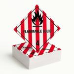 Gefahrgutetikett Klasse 4.1