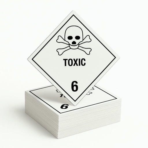 Gefahrgutetikett Klasse 6