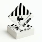 Gefahrgutetikett Klasse 9 – Lithium-Ionen-Batterien, UN 3090