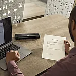 BROTHER PJ-822, DIN A4, Thermodirektdruck, 8 Punkte/mm (203dpi), USB-C, schwarz , PJ822Z1