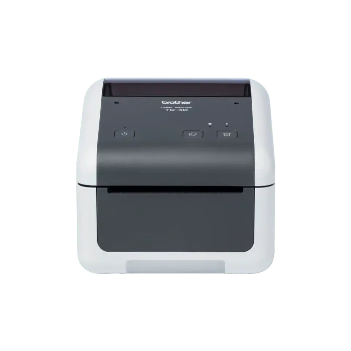 BROTHER TD-4410D, 4 Zoll, Thermodirektdruck, 203dpi, USB 2.0, seriell, grau/weiß , TD4410DXX1