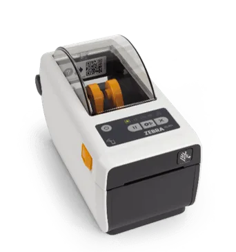 Zebra ZD411, 8 Punkte/mm (203dpi), RTC, EPLII, ZPLII, USB, USB-Host, BT, WLAN, weiß