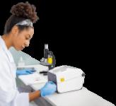 Zebra ZD411, 8 Punkte/mm (203dpi), RTC, EPLII, ZPLII, USB, USB-Host, BT, WLAN, weiß