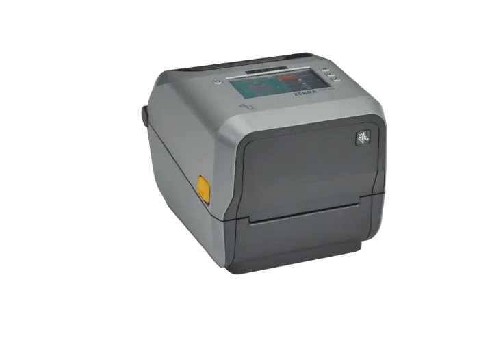 ZEBRA ZD621R, 8 Punkte/mm (203dpi), Disp. (Farbe), RTC, RFID, USB, USB-Host, RS232, BT (BLE), Ethernet, grau