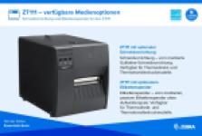 Zebra ZT111, 8 Punkte/mm (203dpi), EPL, EPLII, ZPL, ZPLII, USB, USB-Host, RS232, BT (BLE), Ethernet, ZT11142-D0E000FZ