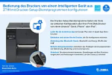 Zebra ZT111, 8 Punkte/mm (203dpi), EPL, EPLII, ZPL, ZPLII, USB, USB-Host, RS232, BT (BLE), Ethernet, ZT11142-D0E000FZ