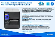 Zebra ZT231, 8 Punkte/mm (203dpi), Display, EPL, ZPL, ZPLII, USB, USB-Host, RS232, BT (BLE), Ethernet, ZT23142-T0E000FZ