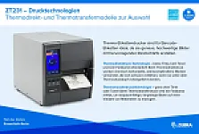 Zebra ZT231, 8 Punkte/mm (203dpi), Display, EPL, ZPL, ZPLII, USB, USB-Host, RS232, BT (BLE), Ethernet, ZT23142-T0E000FZ