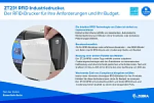 Zebra ZT231, 8 Punkte/mm (203dpi), Display, EPL, ZPL, ZPLII, USB, USB-Host, RS232, BT (BLE), Ethernet, ZT23142-T0E000FZ