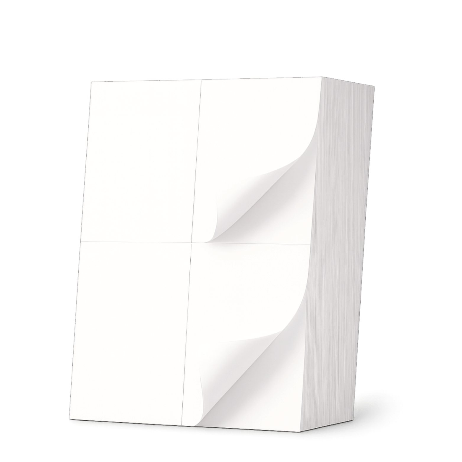 Étiquettes en feuille A4, 105 x 148 mm (DIN A6), 4 Étiquettes par feuille - 2000 Étiquettes