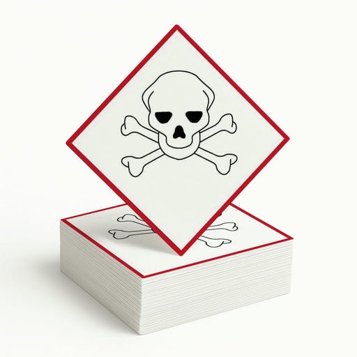 Gefahrgutetikett GHS-Symbol „Akute Toxizität“