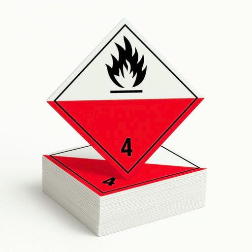 Gefahrgutetikett, siehe Produktbild